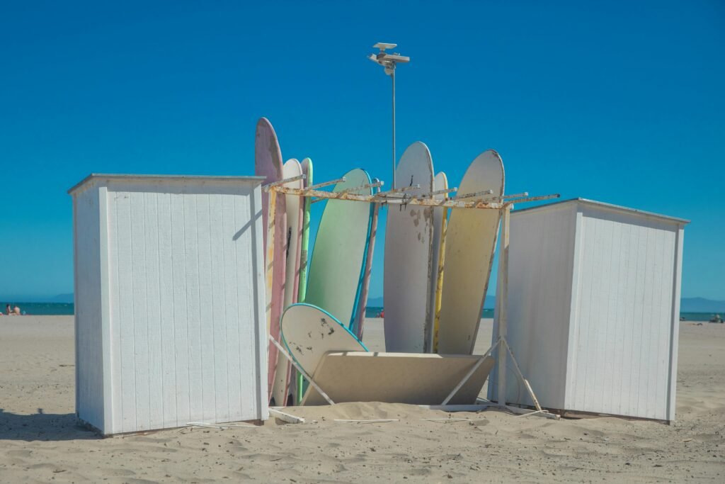 Old school vertical surfboard rack common vertical surfboard rack